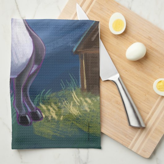 Donkey-Geschenke und Zubehör Geschirrtuch (Viertel Falte)