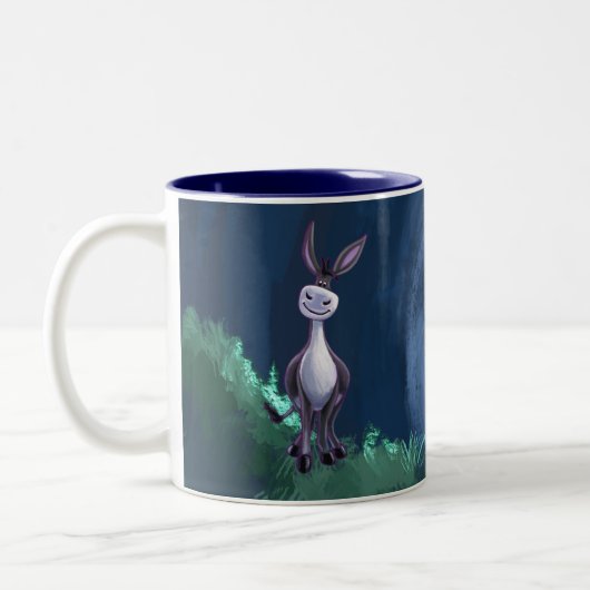 Donkey-Geschenke und Zubehör Zweifarbige Tasse (Links)