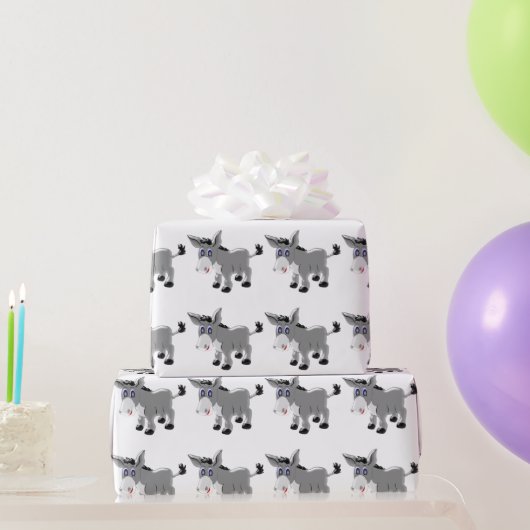Donkey Geschenkpapier (Partygeschenke)