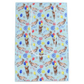 Donkey Gift Bag in Blue Mittlere Geschenktüte (Rückseite)