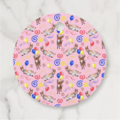 Donkey Gift Tags in Pink Geschenkanhänger (Rückseite)