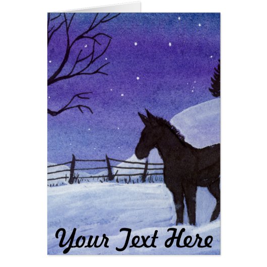 Donkey Grußkarte (Vorne)