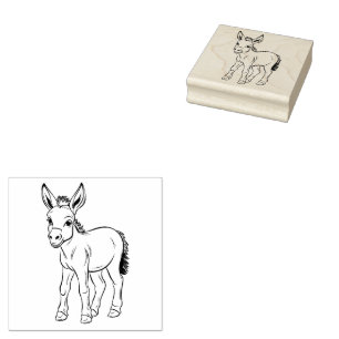 Donkey Gummistempel