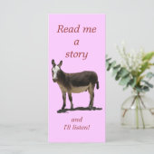 Donkey hat Funny Schwanz Niedlich Children's Lesez (Stehend Vorderseite)