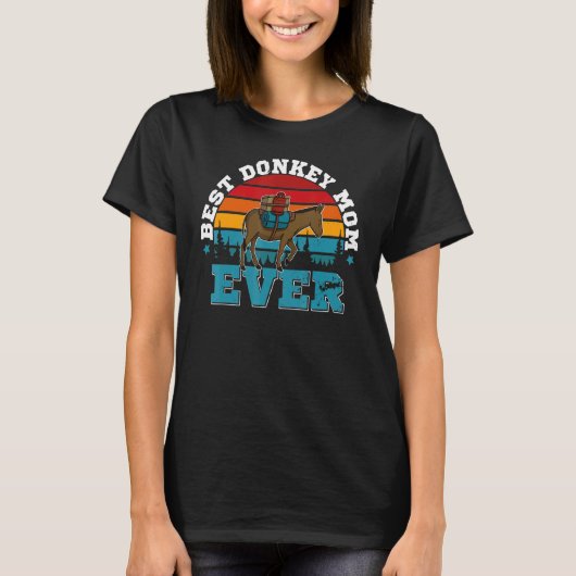Donkey-Hauspferde Biologe Afrika Haustier T-Shirt (Vorderseite)