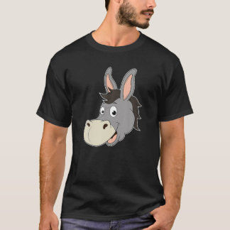 Donkey Head lächelnd Laughing Mule Zoo Tierfarme T-Shirt