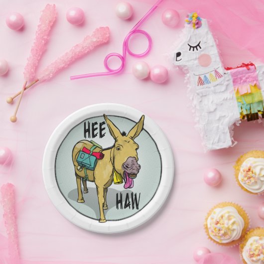 Donkey HEE HAW Pappteller (Party)