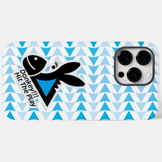 DONKEY !!! HIT THE PLAY BY MASANSER PIXELAT Case-Mate iPhone HÜLLE (Rückseite (Horizontal))