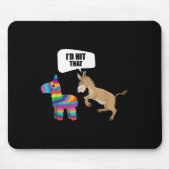 Donkey Id traf, dass Pinata mexikanische Funny Cin Mousepad (Vorne)