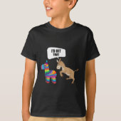 Donkey Id traf, dass Pinata mexikanische Funny Cin T-Shirt (Vorderseite)