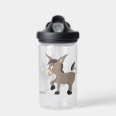 Donkey-Illustrations-individuelle Name Trinkflasche (Vorne)