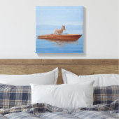 Donkey in einer Riva 2010 Leinwanddruck (Insitu (Schlafzimmer))