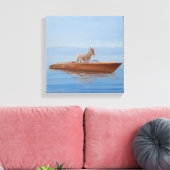 Donkey in einer Riva 2010 Leinwanddruck (Insitu (Wohnzimmer))