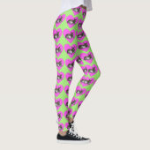 Donkey in rosa Herz Leggings (Rechts)