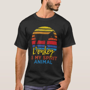 Donkey ist mein Geisttier - Zookeeper Mule T-Shirt