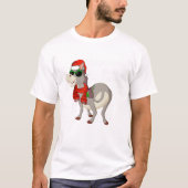 Donkey Italian Xmas Funny T-Shirt (Vorderseite)
