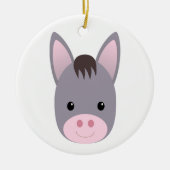 Donkey Keramik Ornament (Vorne)