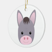 Donkey Keramik Ornament (Links)