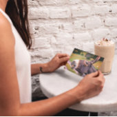 Donkey lächeln in einer Weide Postkarte