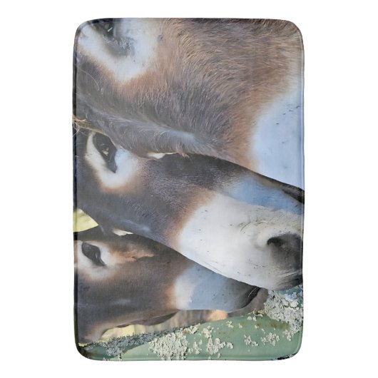 Donkey Liebe Bath Mat Badematte (Vorderseite Vertikal)