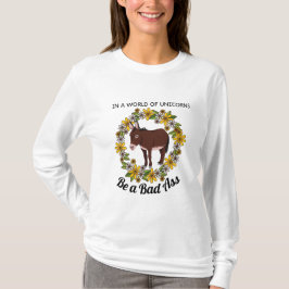 Donkey-Liebhaber Langarm-Hemd T-Shirt