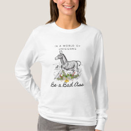 Donkey-Liebhaber Langarm-T - Shirt