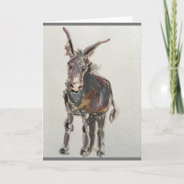 Donkey Lover Blank Card Dankeskarte