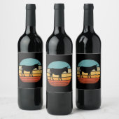 Donkey Lover Geschenk | Bauerngeschenkideen Weinetikett (Flaschen)