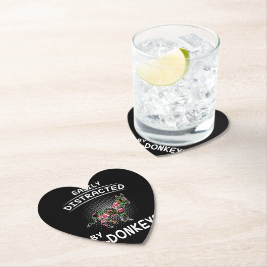 Donkey Lover Geschenk | Leicht von Donkeys abgelen Untersetzer (Vor Ort)