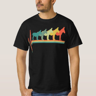 donkey lover heartbeat gift T-Shirt