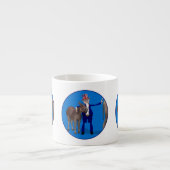 Donkey Lover Uncle Sam Espressotasse (Vorderseite)