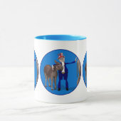 Donkey Lover Uncle Sam Tasse (Zentrum)