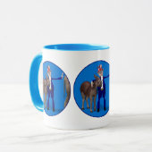 Donkey Lover Uncle Sam Tasse (Vorderseite Links)