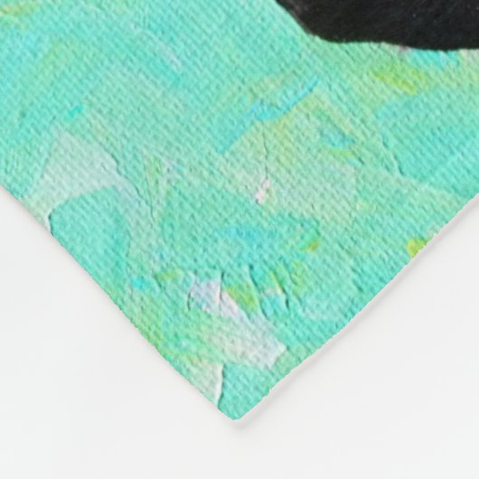 Donkey-Malerei Fleecedecke (Ecke)