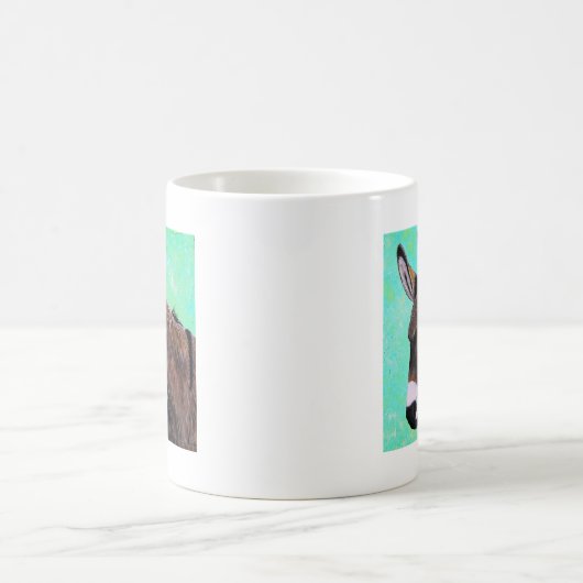 Donkey-Malerei Kaffeetasse (Mittel)