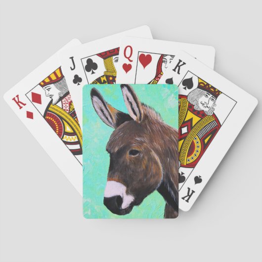 Donkey-Malerei Spielkarten (Rückseite)