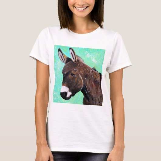 Donkey-Malerei T-Shirt (Vorderseite)