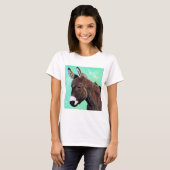 Donkey-Malerei T-Shirt (Vorne ganz)