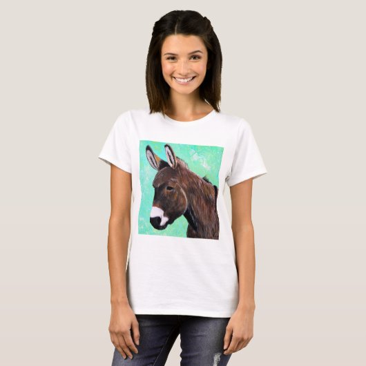 Donkey-Malerei T-Shirt (Vorne ganz)
