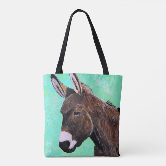 Donkey-Malerei Tasche (Rückseite)