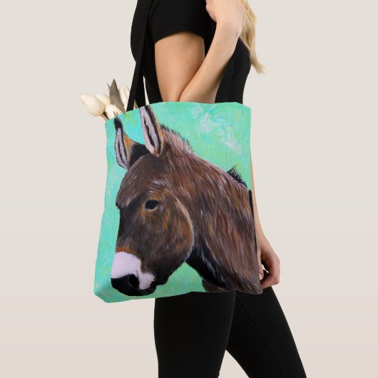 Donkey-Malerei Tasche (Von Nahem)