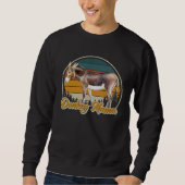DONKEY MAMA   Retro Look Donkey Sweatshirt (Vorderseite)