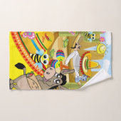 Donkey Mexican Man Sombrero Badewanne Handtuch Set (Handtuch)