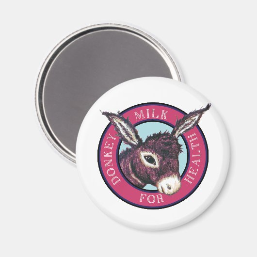 Donkey Milk Magnet (Vorderseite/Rückseite)