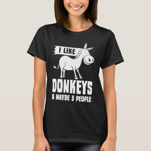 Donkey  Mini Farmer T-Shirt (Vorderseite)