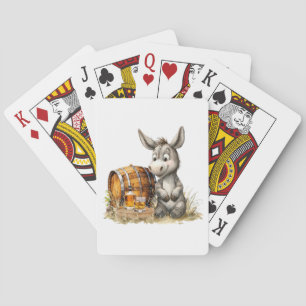 Donkey mit Bourbon spielen Karten Spielkarten