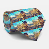 Donkey mit Rose Cross Krawatte (Gerollt)