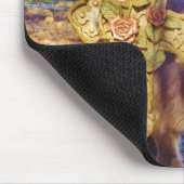 Donkey mit Rose Cross Mousepad (Ecke)