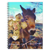 Donkey mit Rose Cross Notizblock (Vorderseite)