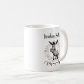 Donkey Motto My Way or Hay Kaffeetasse (VorderseiteRechts)